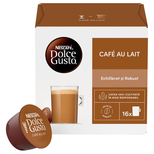 Nescafe Dolce Gusto Cafe Au Lait Coffee Pods x 16