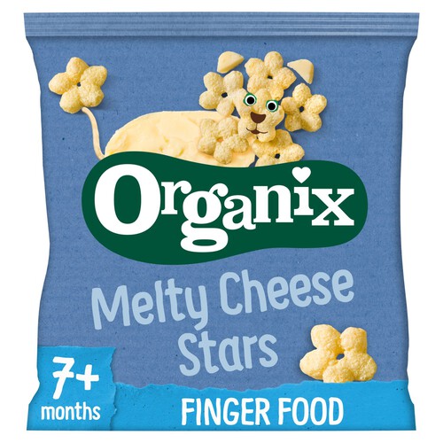 Organix Melty Organic Cheese Stars Baby Finger Food Snacks