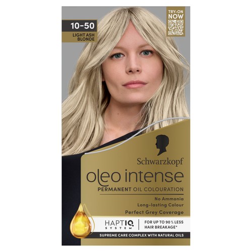 Schwarzkopf Oleo Intense Permanent Hair Dye 10-50 Light Ash Blonde