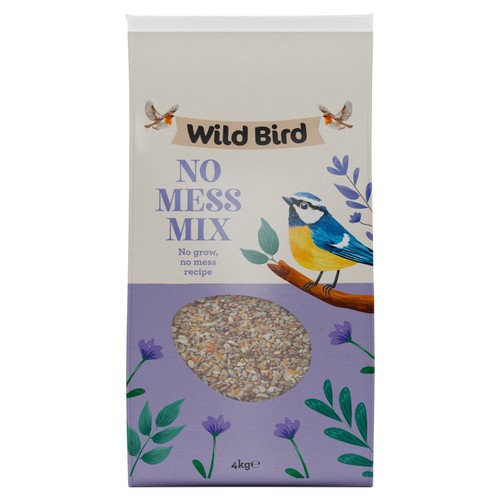 Wild Bird No Mess Seed Mix 4kg