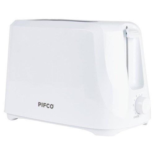 Pifco Essentials White 2 Slice Toaster