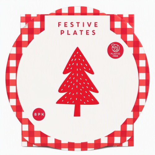 Mad Party Gingham Plates