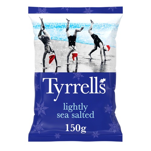 Tyrrells Lightly Sea Salted  Sharing Crisps 
