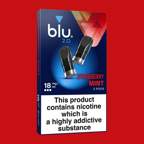 Blu 2.0 Strawberry Mint Vape Pods 18mg/ml