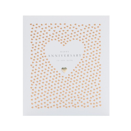 Happy Anniversary Love Heart Card L001