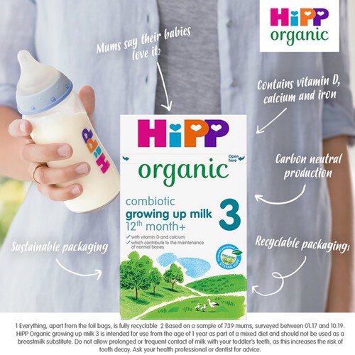 HiPP 3 Growing up Baby Milk Powder from 1 year onwards