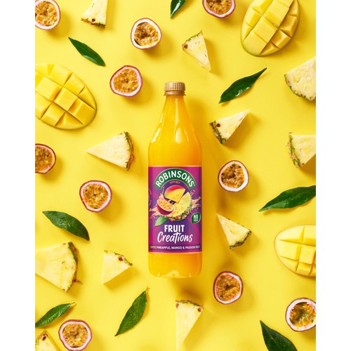 Robinsons Fruit Creations Exotic Pineapple Mango & Passion Fruit Squash
