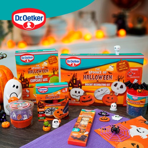 Dr. Oetker Halloween Slime Cupcake Mix 375g