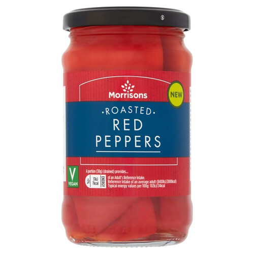 Morrisons Roasted Red Peppers (295g)