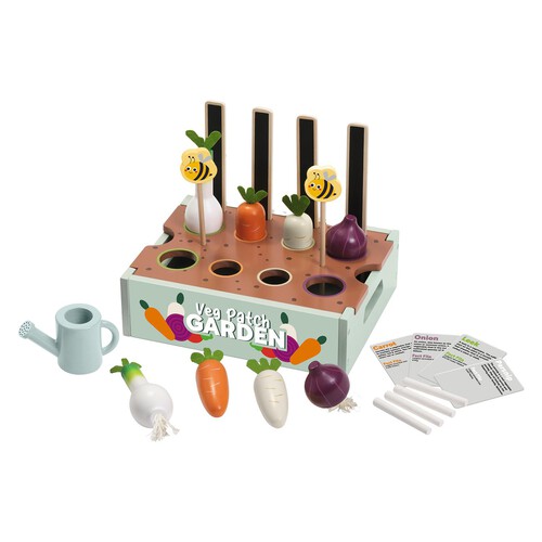 Ollie & Grace Wooden Toy Tabletop Vegetable Patch