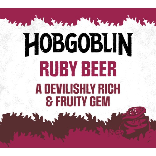 Hobgoblin Ruby Ale Beer Bottle