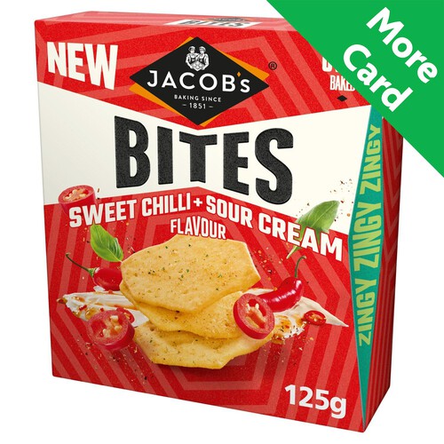 Jacob's Bites Sweet Chilli & Sour Cream Crackers 