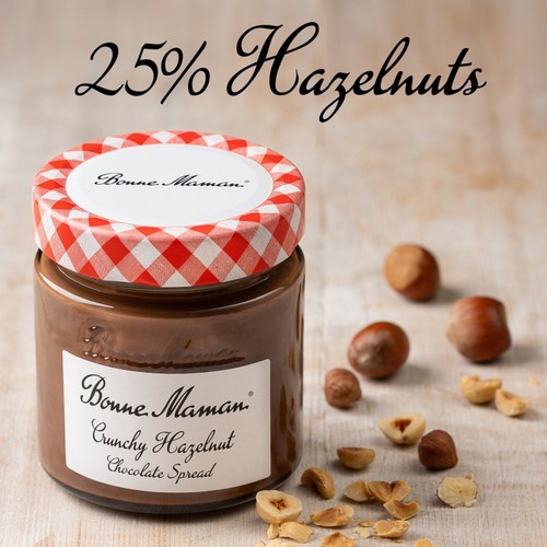 Bonne Maman Crunchy Hazelnut Chocolate Spread 