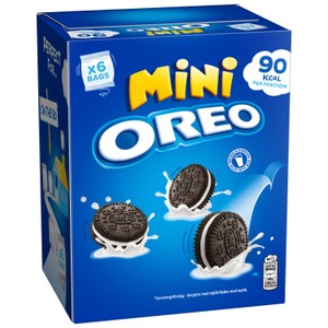OREO Mini Vanilla Sandwich Biscuits 6 Snack Packs 114g