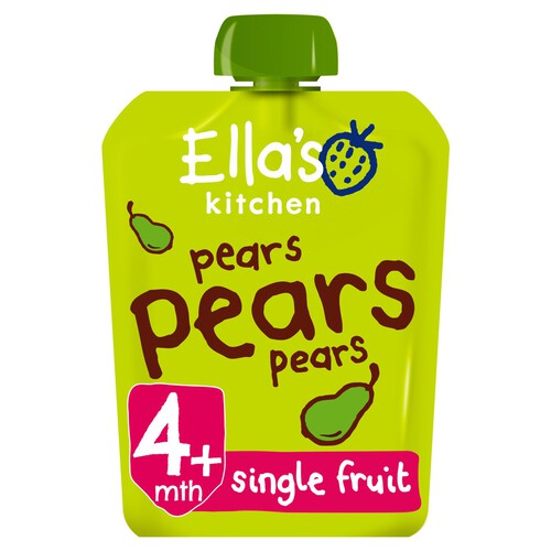 Ella's Kitchen Pears Pears Pears First Tastes Baby Food Pouch 4+ Months