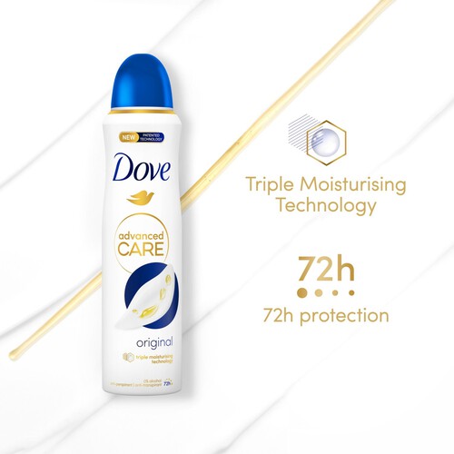 Dove Advanced Antiperspirant Deodorant Original Aerosol