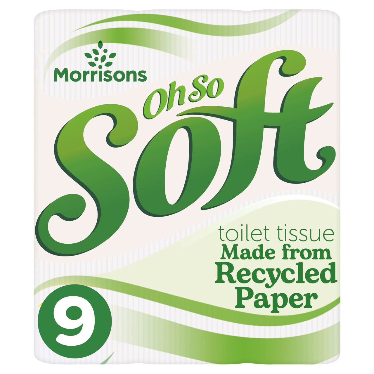 Morrisons 100% Recycled Toilet Roll 9 Rolls