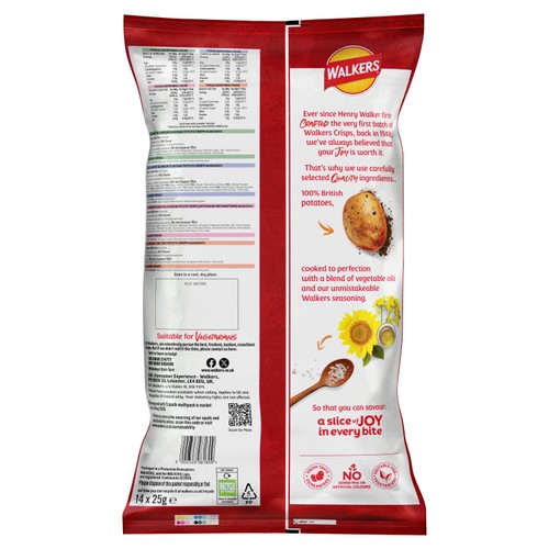 Walkers Classic Variety Multipack Crisps  14 x 25g