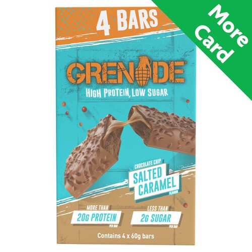 Grenade Protein Bars Chocolate Chip Salted Caramel