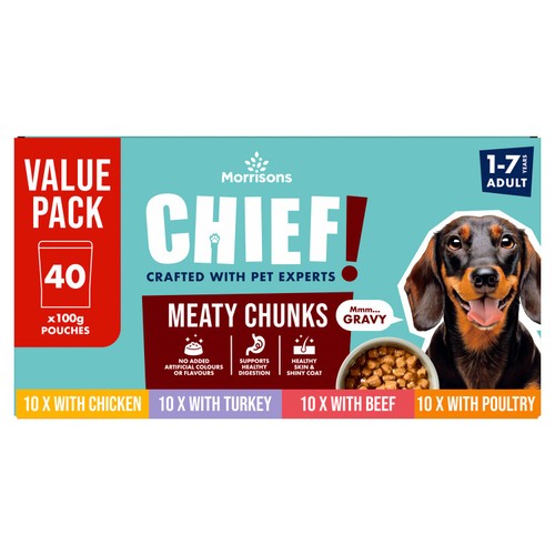 Morrisons Mixed Dog Food In Gravy