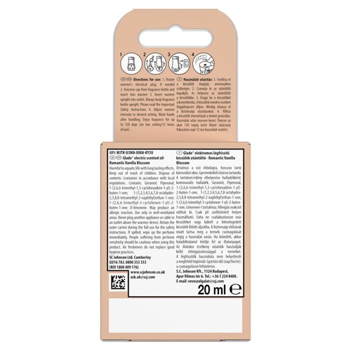 Glade Plug In Refill Vanilla 20ml