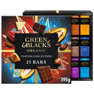cadbury green blacks tasting collection 360g milk chocolate  dark chocolate
