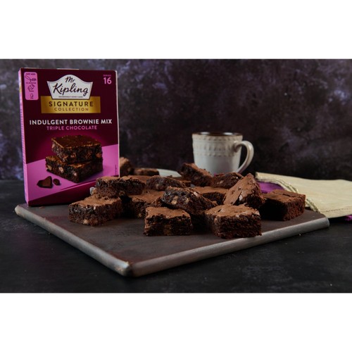 Mr Kipling Signature Baking Triple Chocolate Brownie Cake Mix 379g