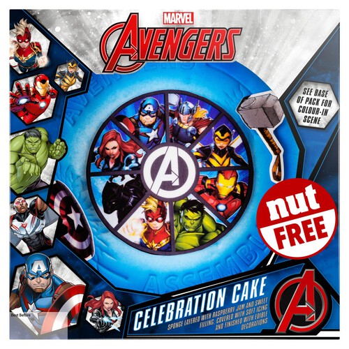 Avengers Celebration Cake Serves 16