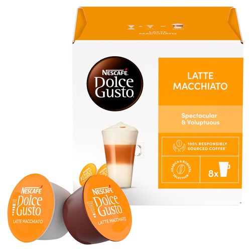 Nescafe Dolce Gusto Latte Macchiato 16 Capsules Morrisons Online Groceries Offers