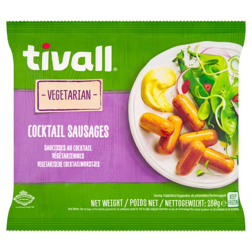 Tivall Vegetarian Cocktail Sausages  280g