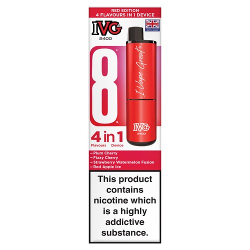 ivg rechargeable 2400 IVG 2400 Rechargeable Red Edition 20mg