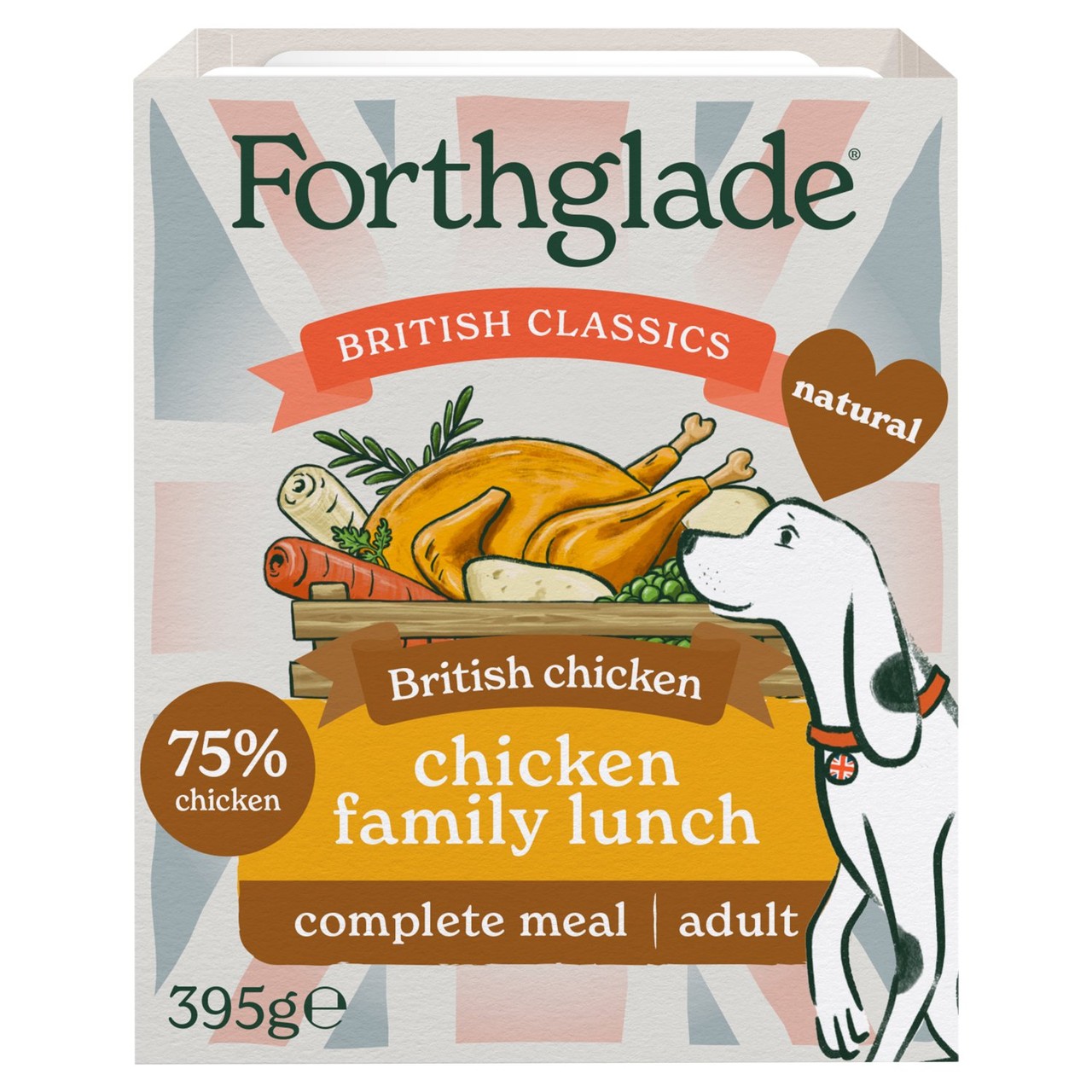 Forthglade British Classics Adult Dog Chicken Family Lunch
