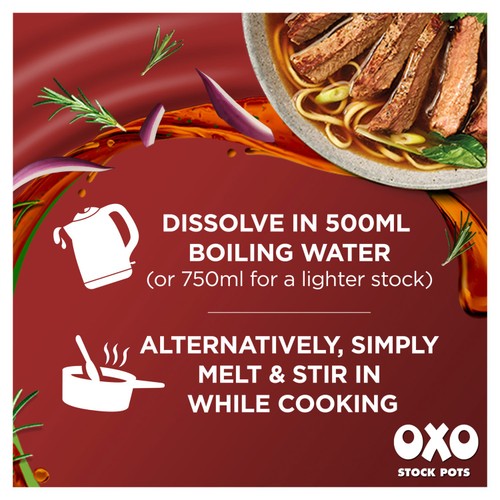 Oxo Stock Pots Rich Beef 4 x 20g