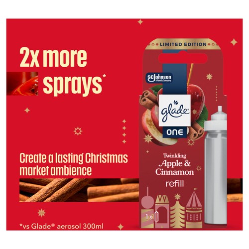 Glade One Refill Twinkling Apple & Cinnamon 13Ml