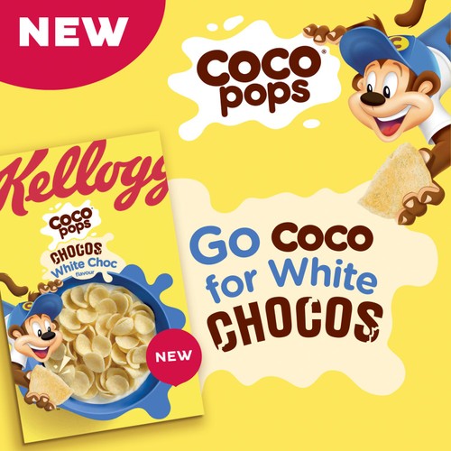 Kellogg's Coco Pops Chocos White Chocolate 430g