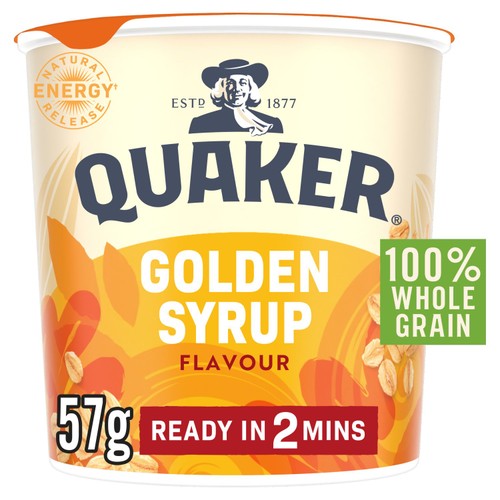 Quaker Oat So Simple Golden Syrup Porridge Pot 57g