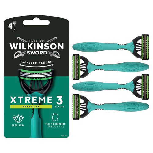 Wilkinson Sword Xtreme 3 Sensitive Men's Disposable Razors