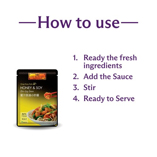 Lee Kum Kee Honey & Soy Stir Fry Sauce 