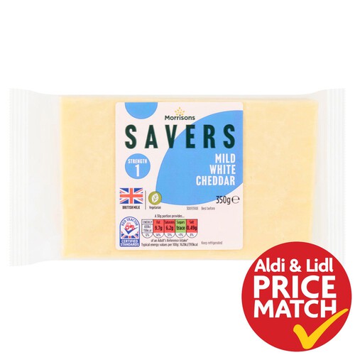 Morrisons Savers Mild White Cheddar 