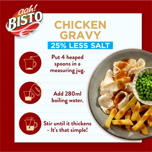 Bisto Reduced Salt Chicken Gravy Granules 