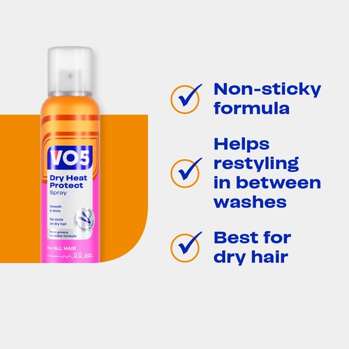 VO5 Dry Heat Protect Spray 200ml