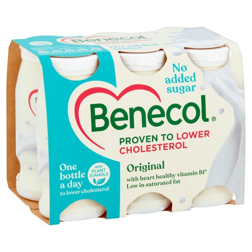 Benecol Original No Added Sugar Yogurt Drink 6 x 67.5g (405g)
