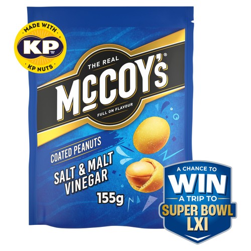 McCoy's Coated Peanuts Salt & Malt Vinegar 