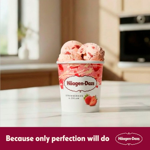 Haagen-Dazs Strawberry & Cream Ice Cream