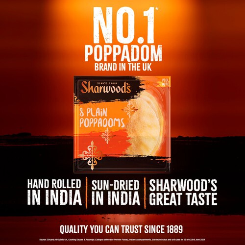 Sharwood's Plain Poppadoms