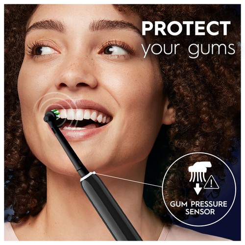 Oral B Pro 1 680 Striking Cross Action Black Electric Toothbrush
