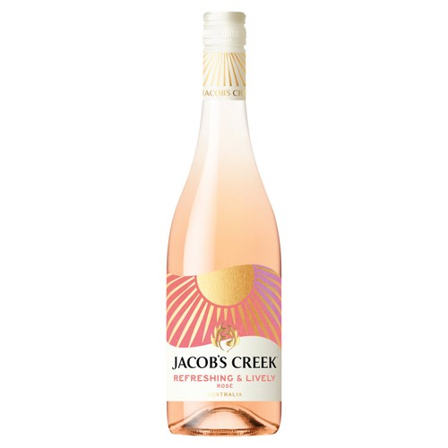 Jacobs Creek Refreshing & Lively Rose 12% Abv Blend 75cl