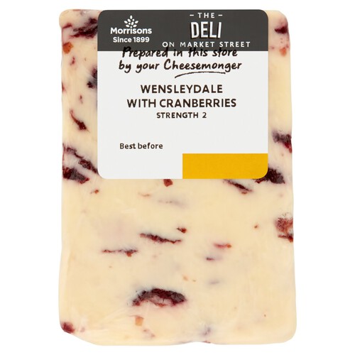 Market Street Deli Wensleydale With Cranberries