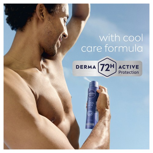 NIVEA MEN Cool Kick 72h Anti-Perspirant Deodorant Spray