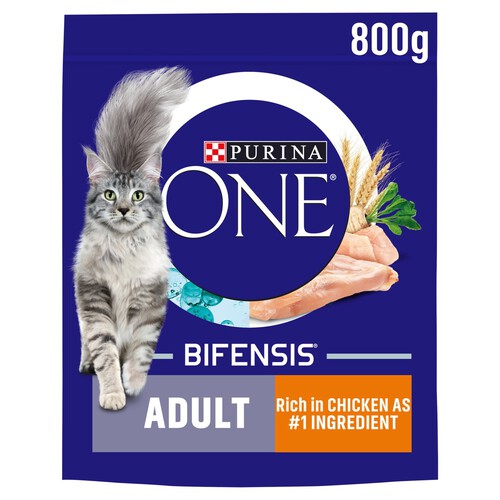 Purina ONE Adult Dry Cat Food Rich in Chicken 800g